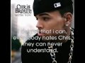 Chris Brown - Changed Man (Lyrics)