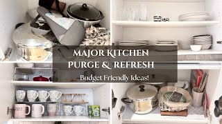 Ultimate Kitchen Declutter & Refresh! Easy Organization Tips for a Functional Home