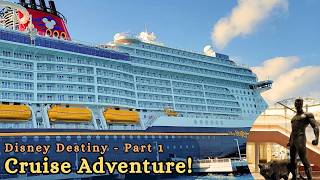 Disney Destiny Vacation Trip! Part 1: Boarding the ship, 1923, and Exploring our Room!