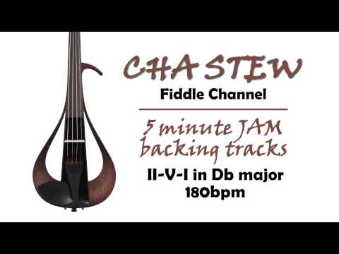2-5-1 (II-V-I) Db major 180bpm :: FIVE MINUTE JAM Gypsy Jazz Backing Track