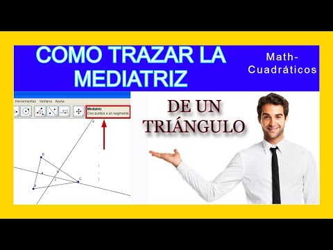 CÓMO TRAZAR LAS MEDIATRICES, EL CIRCUNCENTRO Y EL CÍRCULO CIRCUNSCRITO DE UN TRIÁNGULO