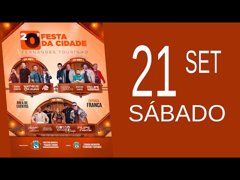 20ª Festa da Cidade - Fernandes Tourinho (Sábado)
