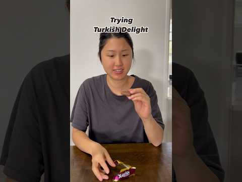 Trying Turkish Delight #turkishdelight #cadbury #chocolate #mingming #foodreview