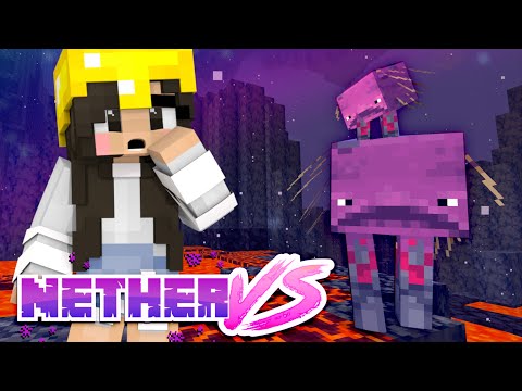 Katherine Elizabeth - 💙I Found A STRIDER! Minecraft 1.16 NetherVS Ep.1