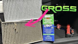 Get Rid of the Stink! Model 3/Y 17-24 Cabin Filter Replacement and Evaporator Cleaning