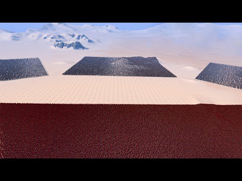 20.000 SPARTANS vs 20.000 MEDIEVAL CAVALRY | Ultimate Epic Battle Simulator