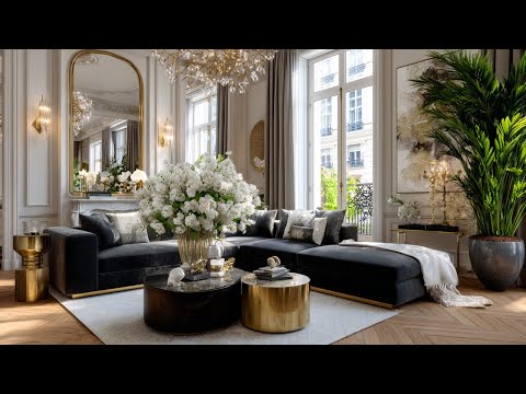 Sophisticated Parisian Small Apartment Details Mixed With 2025 Luxury Living Ideas