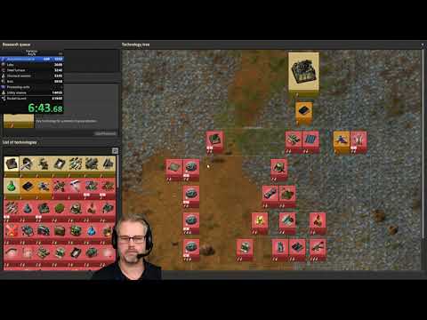 Factorio 0.18 Any% speedrun,  2:13:31