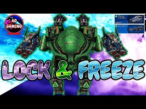 LOCK AND FREEZE - ARES CRYO HALO Gameplay - War Robots MK2 WR