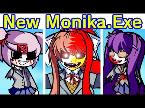 Friday Night Funkin' Doki Doki Triple Trouble Monika.EXE Reanimated (FNF Mod)(Sonic.EXE 2.0/DDLC)