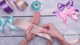 How to Tie a Bow - 4 simple ways - quick and easy DIY Tutorial