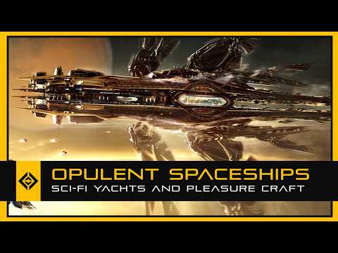 Opulent Spaceships - Sci-Fi Yachts and Pleasure Craft