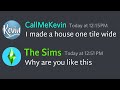 I Forced Sims To Live In A One Tile Wide House