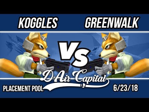 D-Air Capital 6 - Koggles (Green Fox) Vs. greenwalk (Fox) - Placement Pools