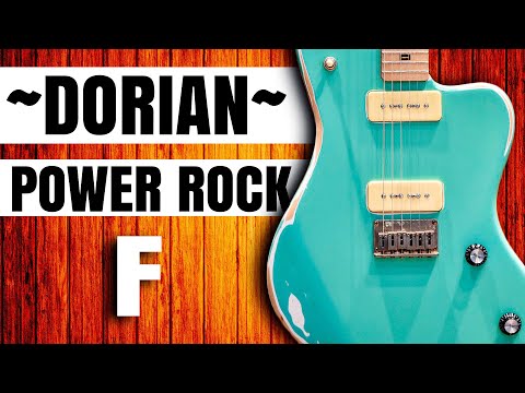 F DORIAN ROCK GUITAR JAM  - Guitar Backing Track