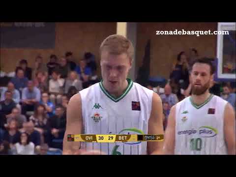LEB ORO 18/19 | Tobias Borg (Real Betis), partido ante Oviedo