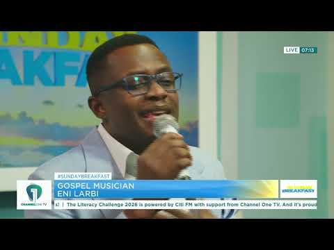 Powerful Worship Moment: Gospel Musician Eni Larbi Shares His Gift on Sunday Breakfast