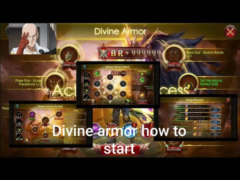 Legact of discord Divine Armor how to start