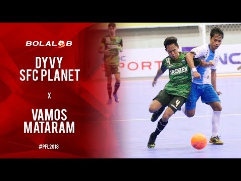 Dyvy SFC Planet Sleman (1) vs (4) Vamos Mataram - Highlights Pro Futsal League 2018