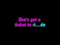 Ticket To Ride - Karaoke