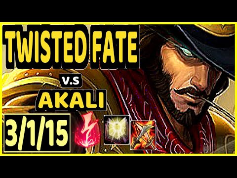 DOPA (APDO) (TWISTED FATE) vs AKALI - 3/1/15 KDA MID CHALLENGER GAMEPLAY - KR