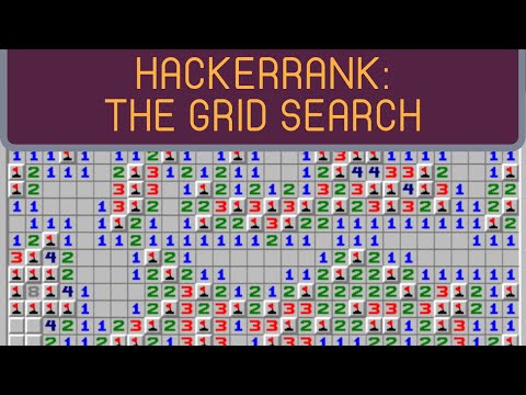 The Grid Search Hackerrank Python