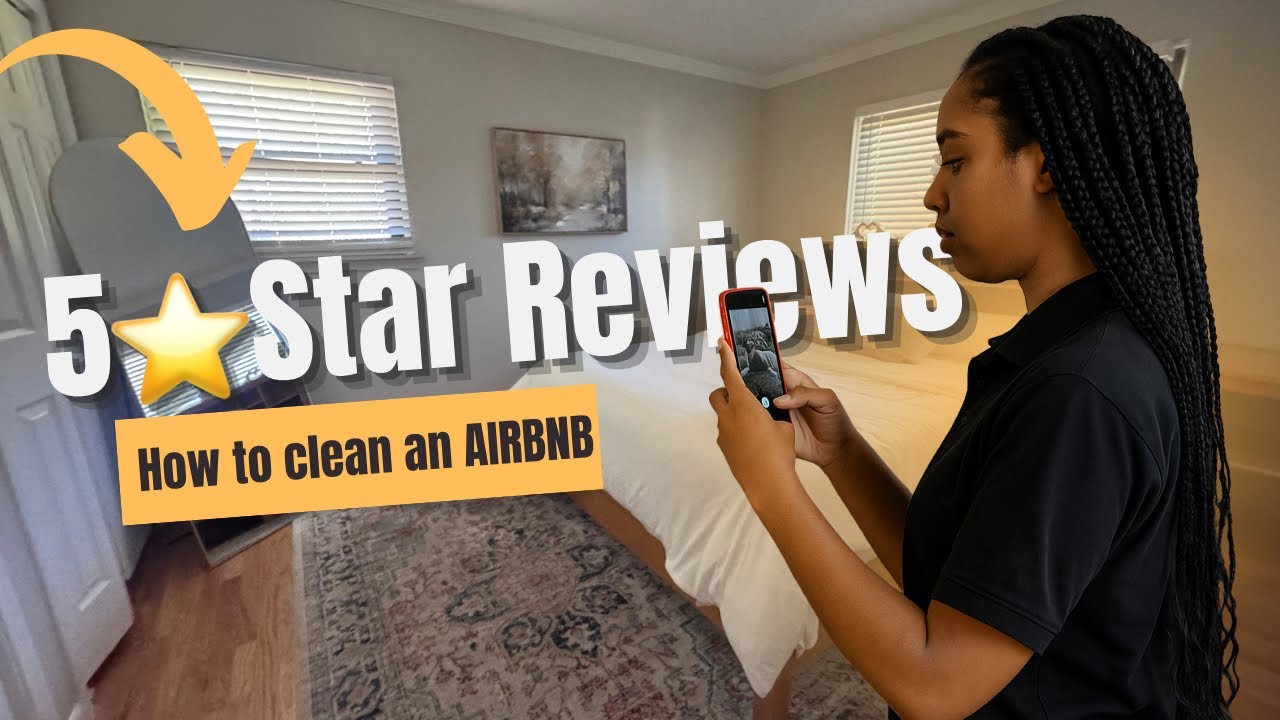 #airbnbcleaning Complete Airbnb Turnover Routine for Beginners (2025 Guide) | HOW TO CLEAN AN AIRBNB