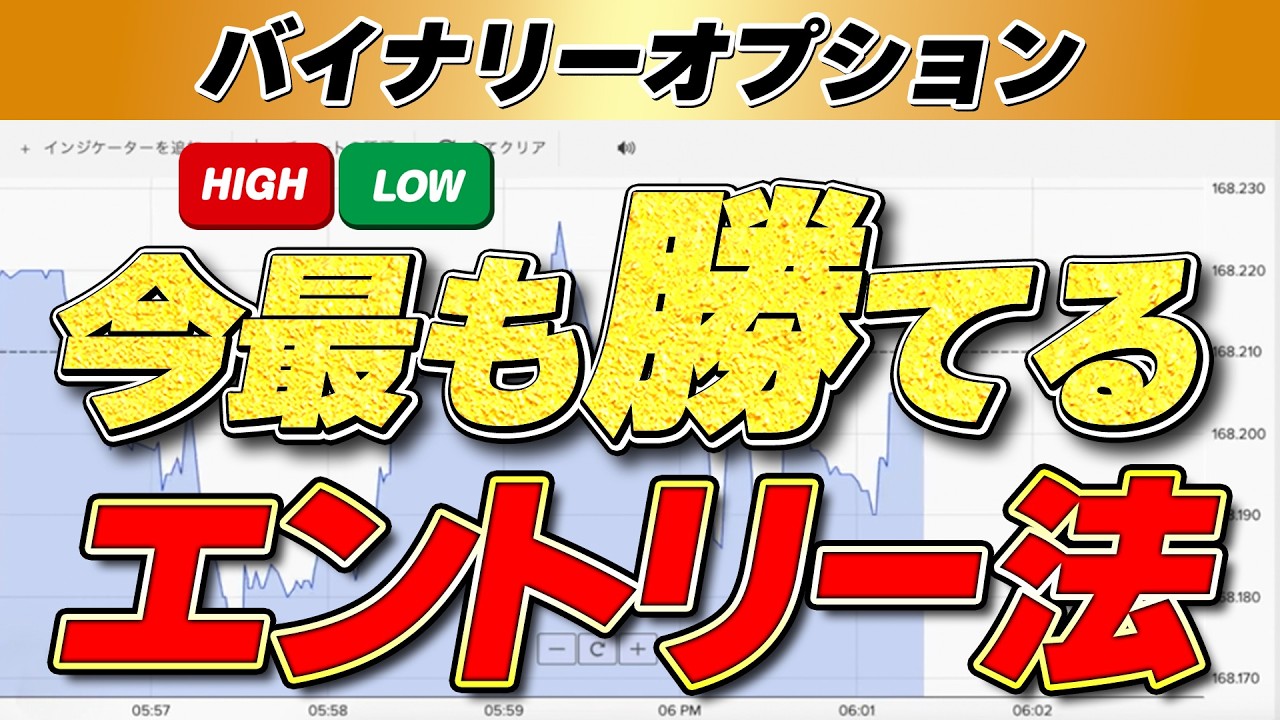 【バイナリーオプション 手法 最新】王道の順張りから逆張りまで！今の市場で最も勝ちやすいエントリー戦略