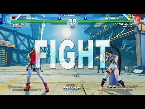 SFV: KUSANAGI vs OWF ALONSO - CPTO Latin America 1 Top 8 - CPT 2017