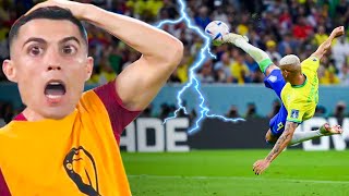 Surprising reactions in football | richarlison, ronaldo, zidane