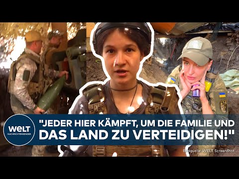 UKRAINE-KRIEG: Frauen an der Front! "Die Russen nennen sie die Hexe!" Weibliche Power gegen Putin!
