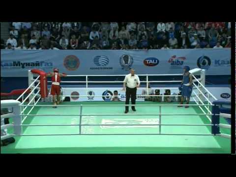 Bantam (56kg) Final - Thapa (IND) vs Salamana (SYR) - 2012 AIBA Asian Olympic Qualifying Event