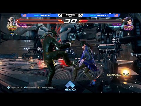 Tekken 7: NFINITE Binchang vs. DISRUPT Shadow 20z -  Winners Final - EVO 2021 Online NA