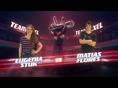 ¡Axel y Becky G preparan a Eugenia Stuk y Matías Flores para la batalla! - La Voz Argentina 2018