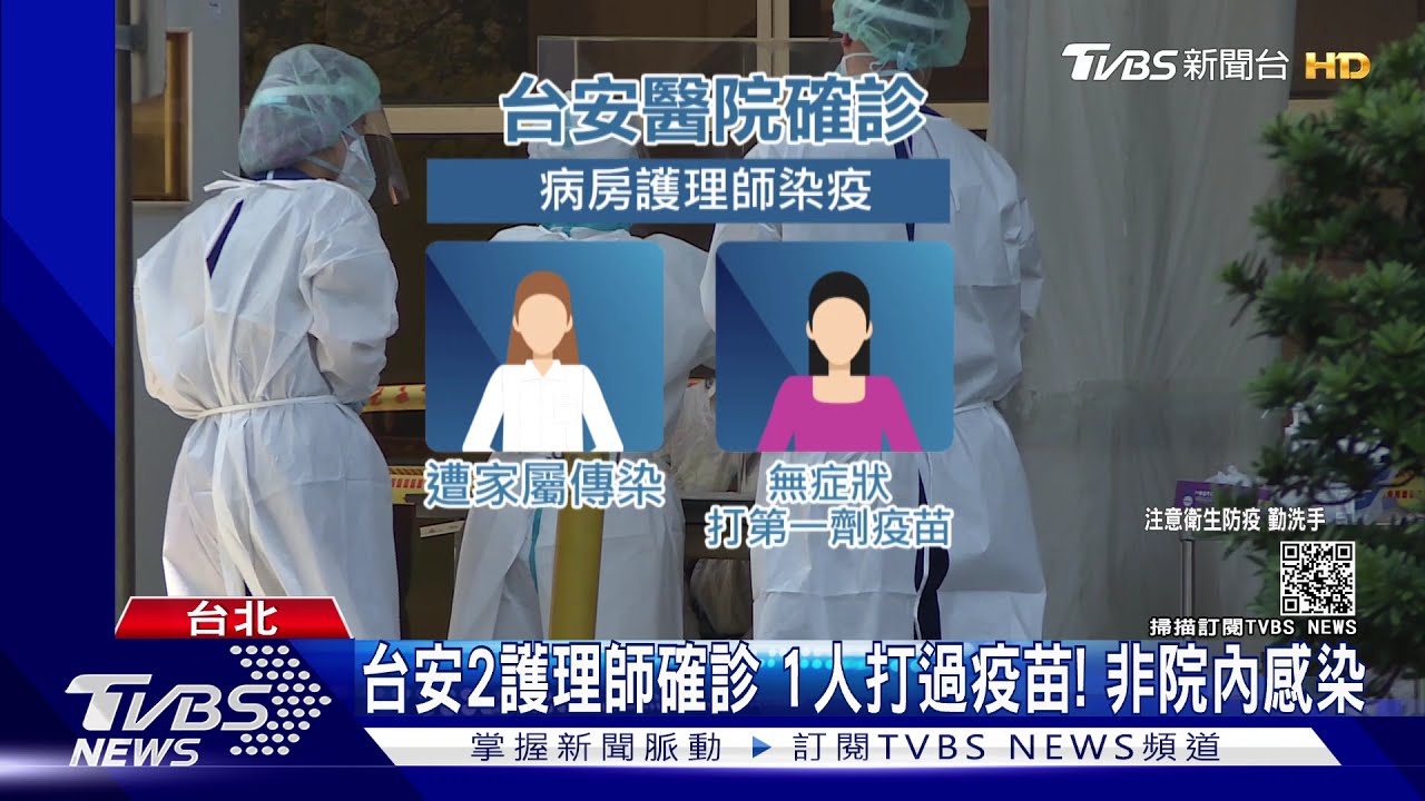 台安2護理師確診 1人打過疫苗!非院內感染