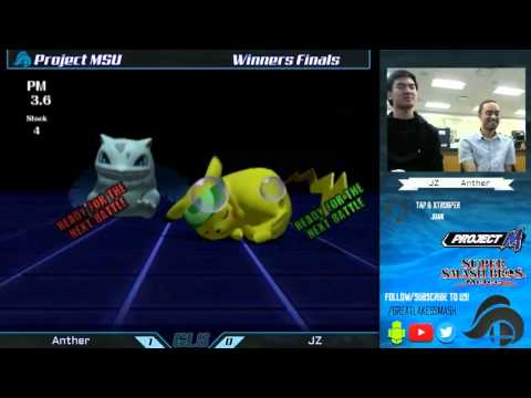 Project MSU Winners Finals - Anther (Pikachu) vs. JZ (Ivysaur)