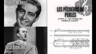 &quot;Au fond du temple saint&quot; Les Pêcheurs de Perles, G. Bizet - Jussi Björling and Robert Merrill