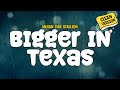 Megan Thee Stallion Bigger In Texas Clean Lyrics