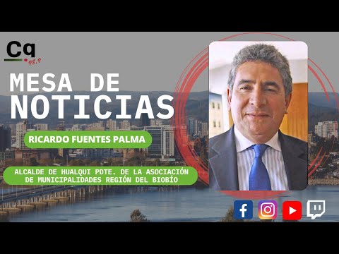 Ricardo Fuentes Alcalde de Hualqui, Pdte. de la Asociación de Municipalidades Región del Biobío