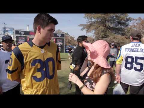 Chick on the Street Explores the Rams vs Panthers Fan Fest