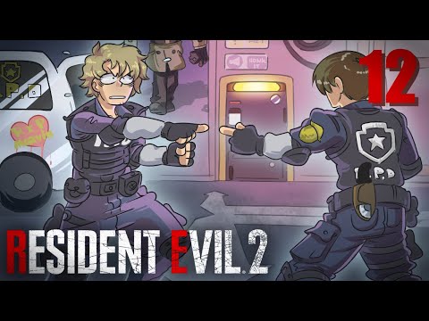 Resident Evil 2 Leon 'A' Walkthrough Part 12 - Fire in the Labs