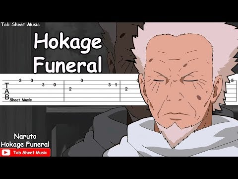 Naruto OST - Hokage Funeral (Grief and Sorrow) Guitar Tutorial Video