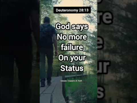 God says no more failure on your status #prayerforsuccess #prayerforblessing #blessed