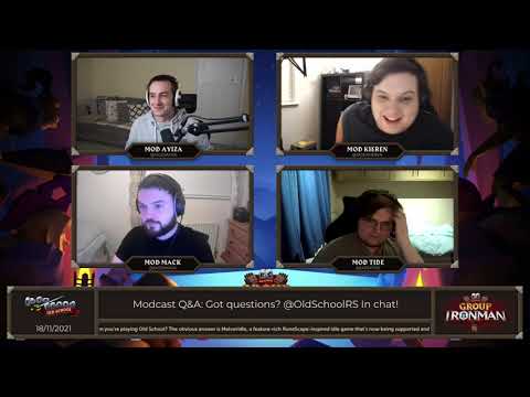 OSRS Dev QA VOD - 2021.11.18 - General Q&A with Mod Ayiza, Tide, Mack, Kieren