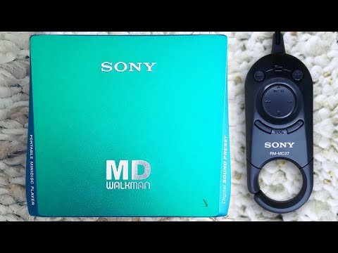 Sony MZ-E75 Walkman MiniDisc Player, Awesome Rare Green ! Working ! image 14