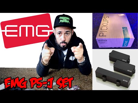 EMG P5J SET BASS PICKUPS - Unboxing & First Impressions