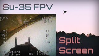 FPV Su-35 Flights in Split Screen - HD 60fps