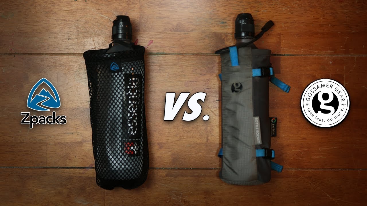 Zpacks Water Bottle Sleeve vs Gossamer Gear Bottle Rocket