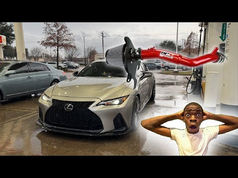 HPS INTAKE INSTALL LEXUS IS350 2022
