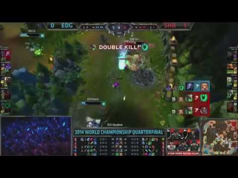 SHR Uzi Twitch Quadrakill vs EDG